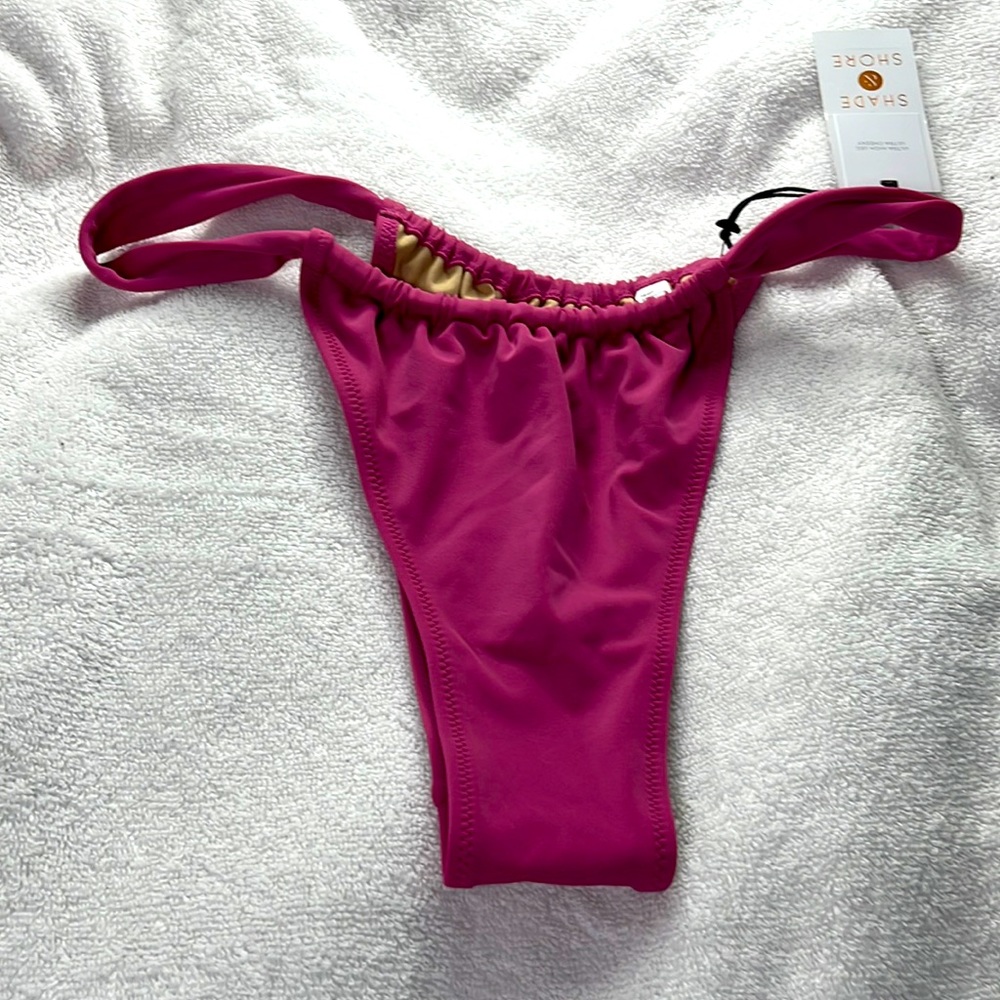 Shade & Shore purple bikini bottom M